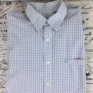 IZOD Saltwater Long Sleeve Button Shirt Check